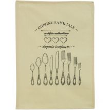 Torchon 100% coton Cuisine familiale
