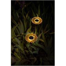 Decorazione Luminosa Solare Galix G4460 - Forma Di Girasole - H44cm