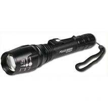 Torcia led militare tattica ad alta potenza per emergenze ricaricabile pila a batterie con zoom per caccia campeggio ciclismo pesca