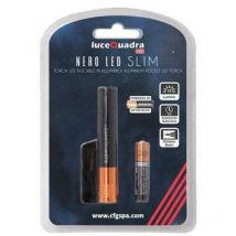 Torcia led nero led slim expo luce quadra