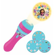 Torcia – 3380743105314 – Gabby and the Magic House – Bianco, Plastica, 3 batterie LR44 – Lexibook