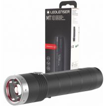 Ledlenser MT10 Torcia tascabile LED da outdoor, batteria al litio 18650 ricaricabile, 1000 lumen, incl. clip per tasca, portata luminosa 180m,