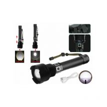 Torcia tattica/militare led cree T6 ricaricabile zoom 2 batterie P516-P70 V2