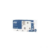 110316 premium rotoli carta igienica tradizionale soft, 3 veli, compatibile con sistema T4, 1 x 8 rotoli (8 x 250 feuilles) - Tork