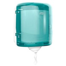 Tork - 473180 Reflex Distributeur de serviettes en papier plastique blanc, turquoise 1 pc(s) Y756192