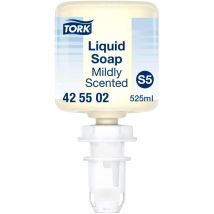 Mini savon liquide pour les mains légèrement parfumé S5, ingrédients hydratants, 1 x 525 ml, 425502 425502-CON - Tork