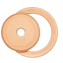 Tormek – Disques Fins Optionnels La-124 Fur Demorfilage – Rayon 2mm Und Winkel 45° – Fur Werkzeuge A Petit Rayon – Ensemble Von 2 Disques