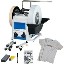 Tormek T8 Naßschleifmaschine Schärfsystem Schleifmaschine 421385 + T-Shirt Gr. L