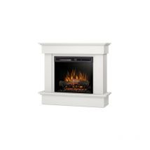 Outinfire - tormes - Caminetto elettrico a libera installazione a led - 23' - Bianco opaco - 100,5 x 89 x 33,5
