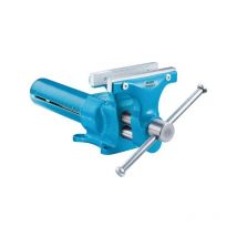 Heuer - Torno paralela compacto, Ancho de las bocas : 120 mm, capacidad de fijación 130 mm, superficie de yunque : 35 x 45 mm, Peso : 4,5 kg