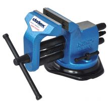 Dolex - Tornillo de banco de doble guía con base giratoria - anchura 90 mm - 104T