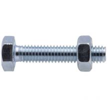 Perno de cabeza hexagonal Viswood acabado galvanizado Ø4 x 20 mm (paquete de 16)