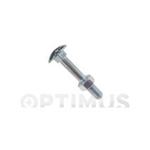 Hispanox - tornillo din 603 4.6 cincado + tuerca 603/934 M-7X 30 zn - 711736