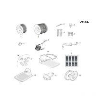 Enrollador de cable original stiga 500 m - 1127-0002-01