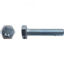 Lennie - Tornillo de cabeza hexagonal totalmente roscado clase 8.8 Zincado - 10 x 25 mm - Caja de 200 VHT881002502B