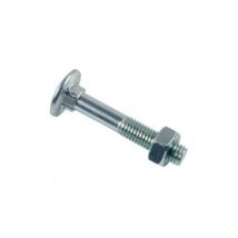 Tornillo Lennie Cabeza redonda cuello cuadrado trcc - Zincado blanco - Ø7x70 - caja de 100 - BTRCC0707002B