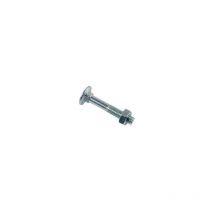 Lennie - Tornillo Cabeza redonda cuello cuadrado trcc - Zincado blanco - Ø8x50 - caja de 100 - BTRCC0805002B