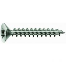 Mustad - Panelvit Torx TX20 Tornillo de cabeza avellanada para madera 4.0x35 rosca completa - Caja de 500 - PVACXP400350C8C