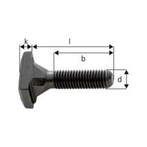 Forum - Tornillo rhombus para ranuras en forma de t, Ancho : de ranura : 18 mm, ø de rosca x Largo d x l M16 x 63 mm, Ancho : a 17,7 mm, Largo rosca
