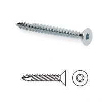Ucafix - tornillo rosca madera s-fix cabeza plana torx zincado diámetro 5mm largo 70/45 (caja 200)
