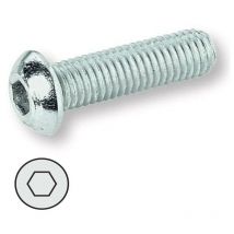 tornillo rosca metal allen iso 7380 zincado metrica m-6 largo 35mm