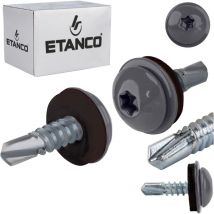 Etanco - Tornillos autotaladrantes GT3 ph (Z14) 4,8x19mm ral 7024
