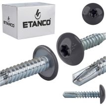 Etanco - Tornillos autotaladrantes GT5 ph 5,5x25mm ral 7024