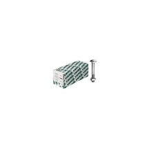 E-normpro - Tornillos de cabeza redonda din 603 (similar) con cuello cuadrado y tuerca prisionera hexagonal, galvanizado (tirafondos), M6 x 100 hp