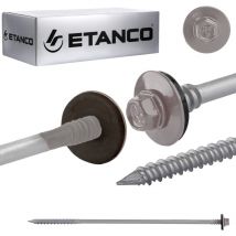 Etanco - Tornillos gtrw sp A19 6,4/7,0x210 mm ral 9007