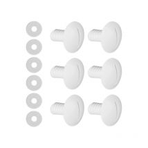 Naxunnn - 6 tornillos para ruedas con arandelas, n.o de pieza C55 C-55 para limpiadores de piscinas Polaris 180 280