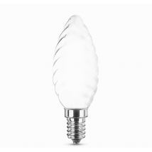Lampadina Led Opaca a Filamento E14 C35 a tortiglione 6W Bianco caldo 2700K Novaline