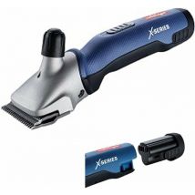 Heiniger - Tosatrice per cavalli e bovini Xplorer Cordless a batteria ricaricabile, sicura e maneggevole, con kit completo