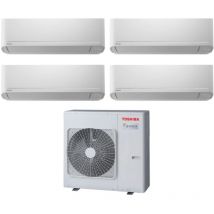 Toshiba - Quadri Split Inverter Aire Acondicionado Serie seiya 7+13+16+16 (7+12+15+15) RAS-4M27U2AVG-E R-32 Wi-Fi Opcional 7000+13000+16000
