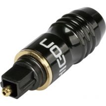 Toslink mâle, droit Hicon HI-TL01 Nombre de pôles: 1 noir 1 pc(s)