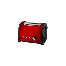 Grille-pain 2 emplacements 800w rouge küken