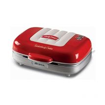 Piastra Sandwiches & Cookies Party Time - Rosso - Ariete