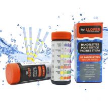 Total Test 7 en 1 piscine: dureté, chlore libre, alcalinité, chlore total, ph, acide et brome