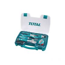 Total - Set 25 Utensili Manuali Con Accessori In Valigetta Abs Thkthp90256