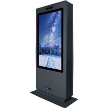 Totem vidéo 55'', full hd, 3500 cd, 24h/7j, Outdoor, Double face