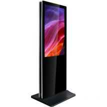 Totem vidéo double face 43'', full hd, 500 cd, 24h/7j, Indoor, Tactile