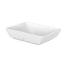 Toto - wu Lavabo sobre encimera, sin agujero para grifo, con