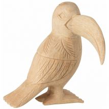 Figurine Toucan en Bois Albasia