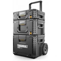 Toughbuilt - B1S3-B-70R Stacktech 3pc Rolling Tool Box Set