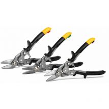 Set de 3 Stk. Furnierschere (links, rechts und gerader Schnitt) tb-h4s3-60 Toughbuilt