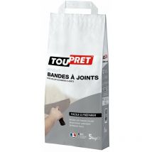 Les essentiels Enduit bandes à joint et lissage poudre5kg - Toupret