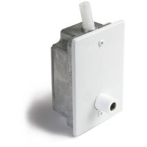 Cambesa - Tour encastré couleur blanc capacité de support jusqu'à 80kg avec manivelle