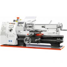 Tour à métaux d'établi hauteur des pointes 100 mm entre-pointes 300 mm alésage 21 mm 0,6 kW 230V vitesses variables Torros TR1830V