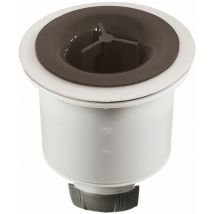 Wirquin - Bonde tourbillon verticale p/receveur venizio grille carré