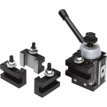 Fervi - Tourelle a changement rapide avec 3 porte-outils de 25 mm pour tour t0ac