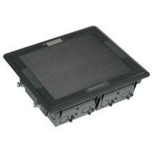 Tourelle rétractable Bticino 16-20 modules couvercle antidérapant en acier inoxydable 150704